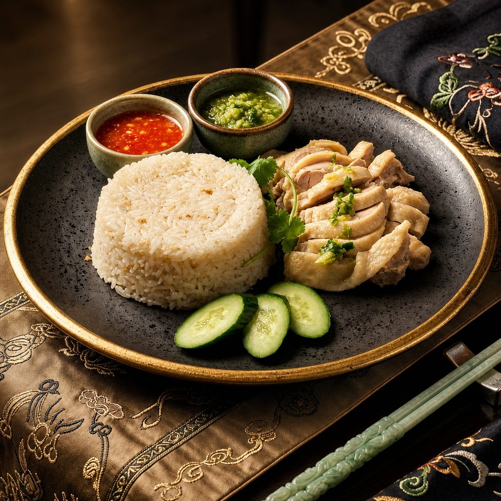 Hainan Chicken Rice.
