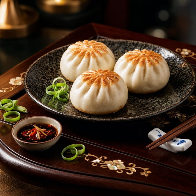 Pan Fried Chicken Bao (3).