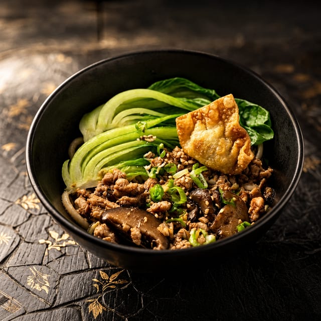 Mushroom Chicken Noodle.