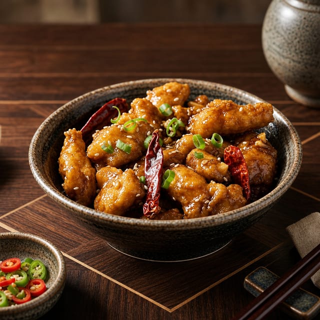 Orange Chicken Rice Bowl.