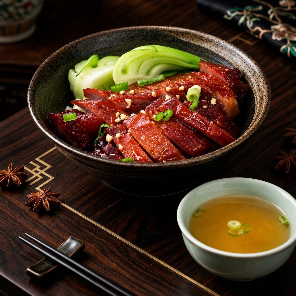 BBQ Pork Noodle Soup.
