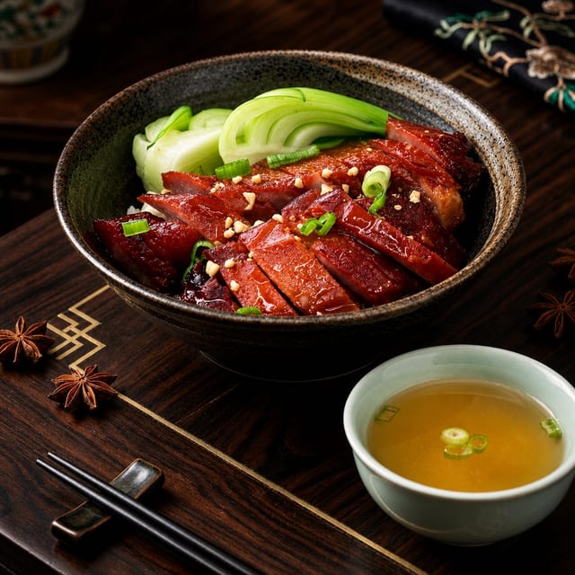 BBQ Pork Noodle Soup.