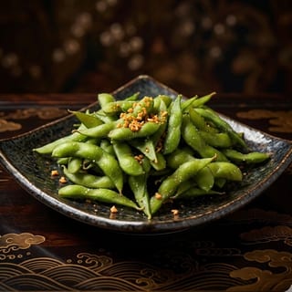 Garlic Edamame