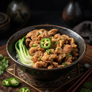 Five Spices Pork Chop Rice Bowl