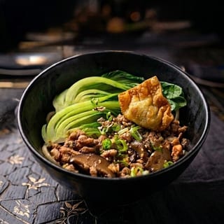 Mushroom Chicken Noodle
